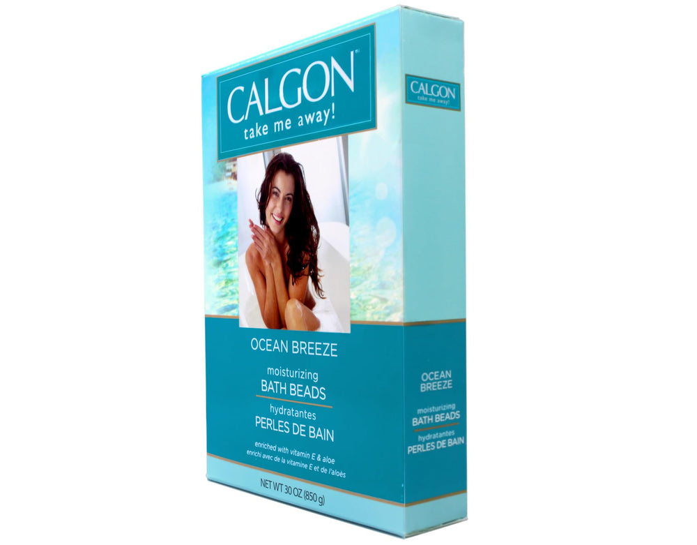 Calgon Brisa Marina, botella y pack de tres para regalo.
