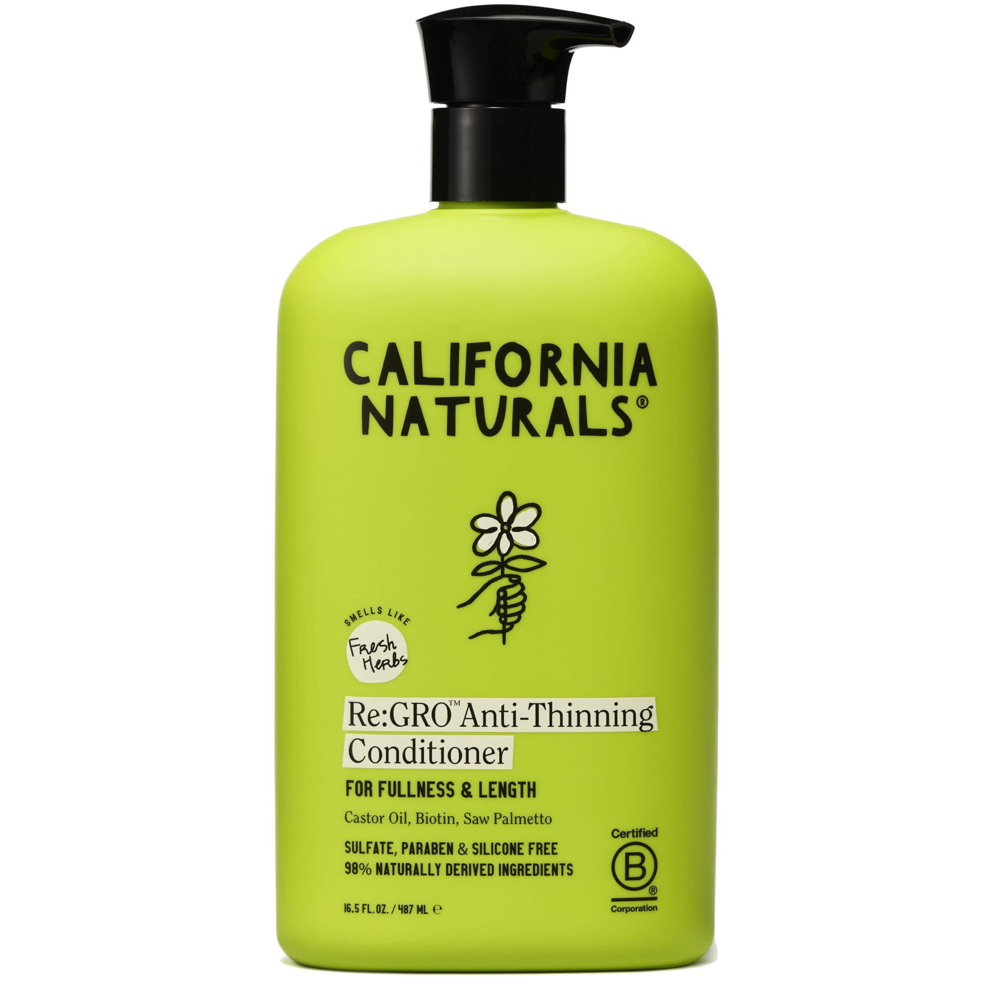 California Naturals Re:GRO Acondicionador botella: nutrición y suavidad para el cabello