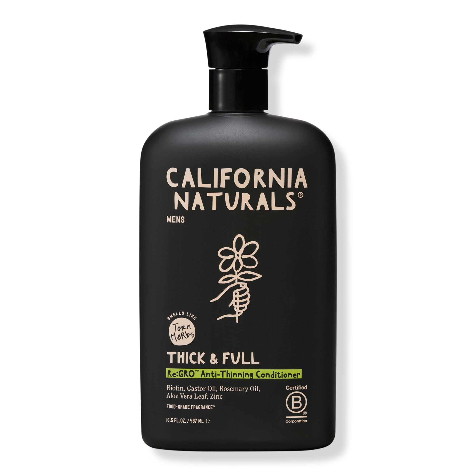 California Naturals Re:GRO acondicionador botella argán: fortalece el cabello y reduce la rotura.