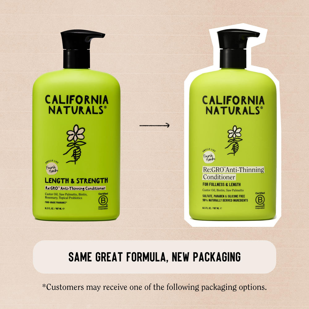 California Naturals Re:GRO Textura cremosa: fácil de aplicar