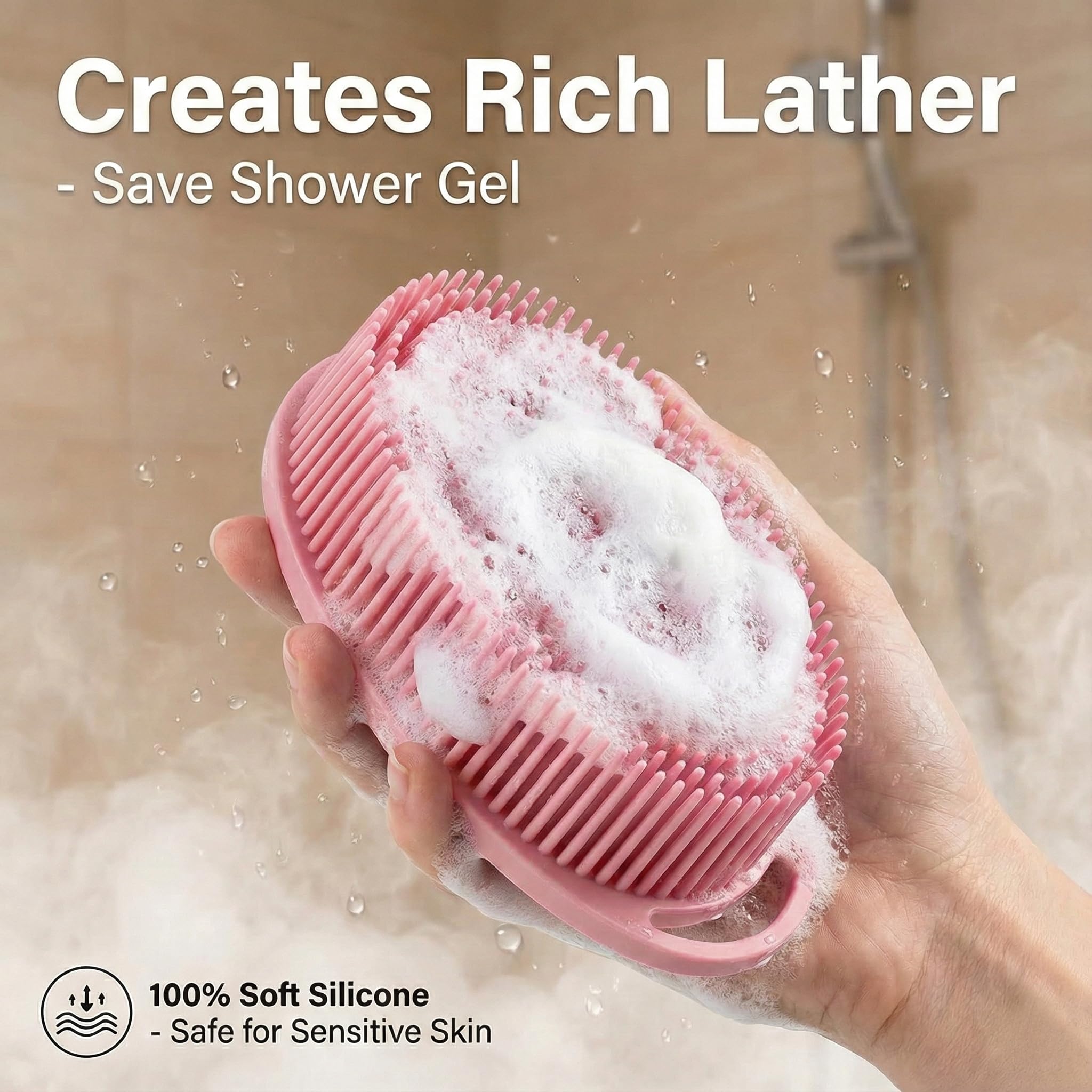 Exfoliante para espalda CamareR con masaje suave.
