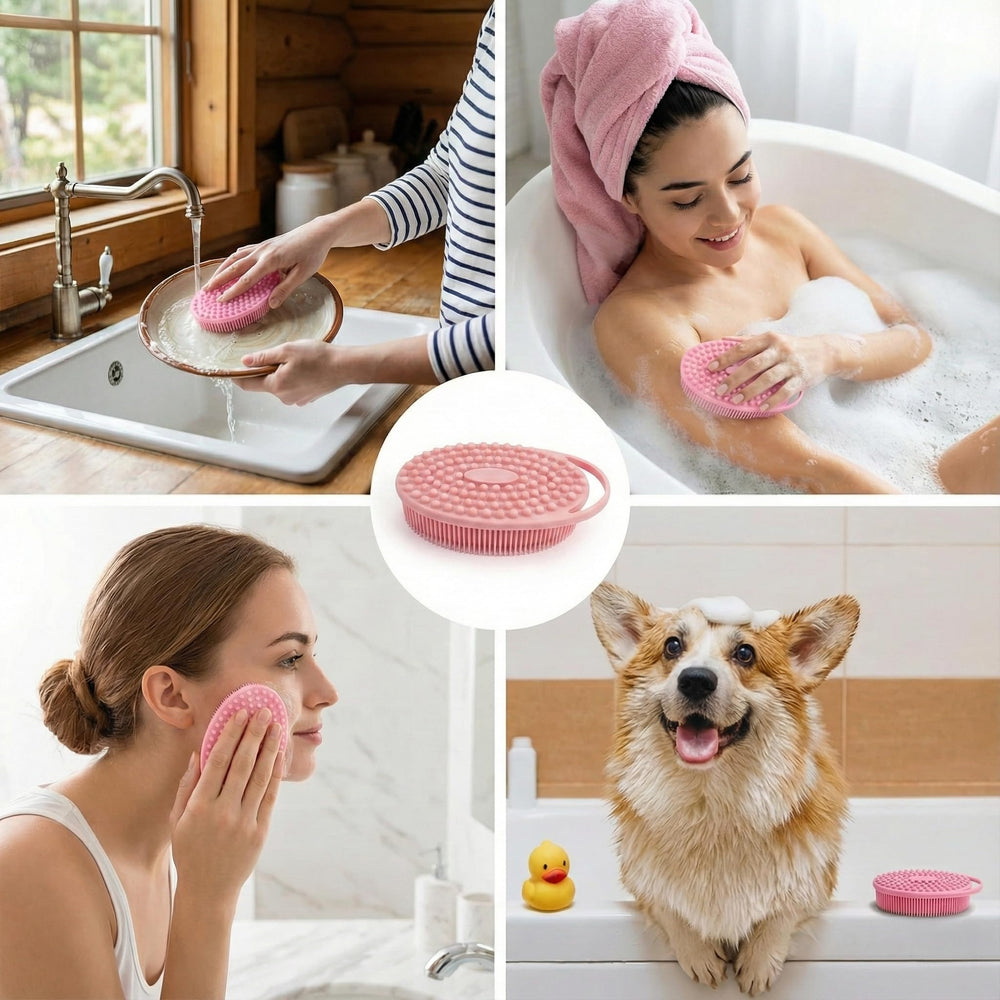 Pack CamareR 3 exfoliantes de silicona, perfecto como regalo.