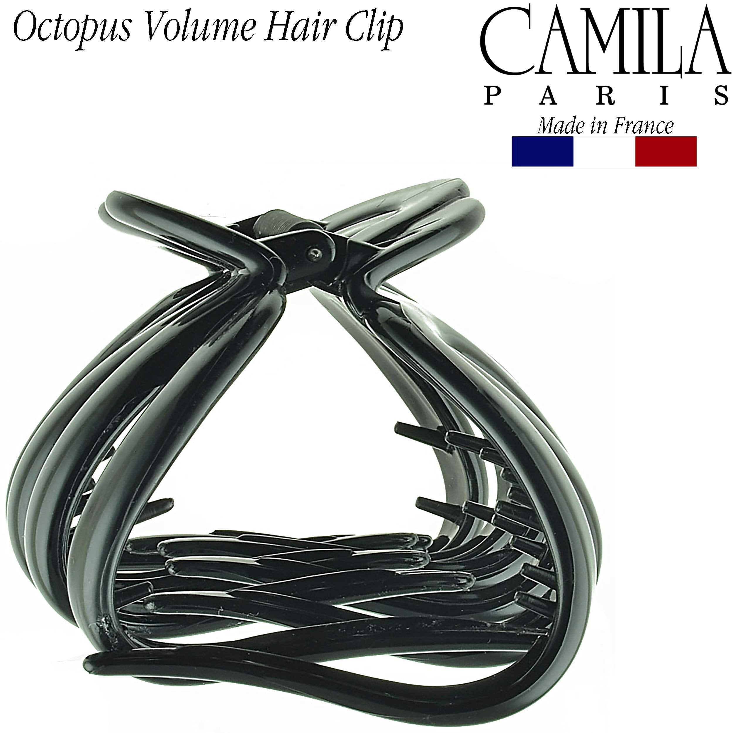 Pinza pulpo grande Camila Paris AD719 para cabello grueso y voluminoso.
