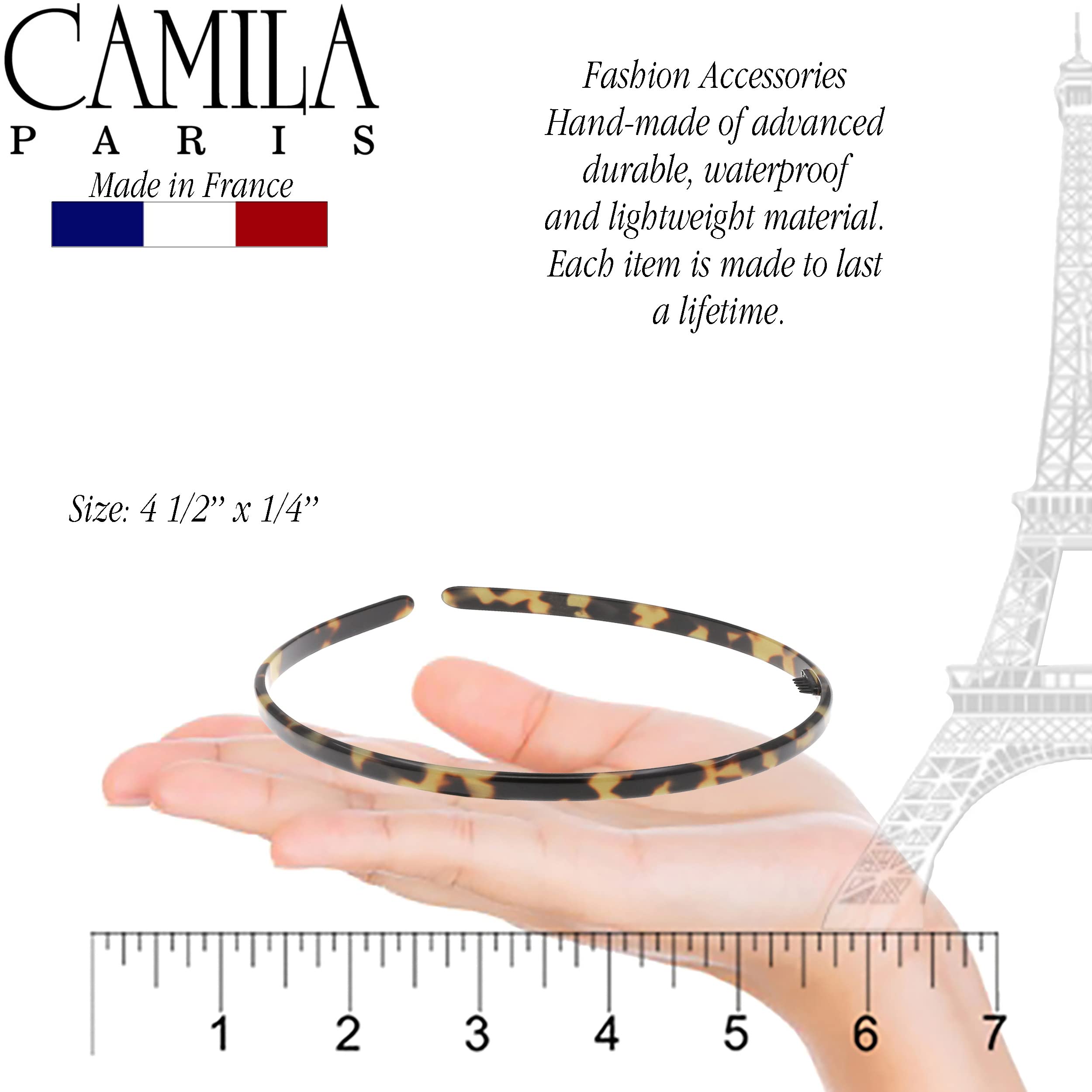 Diadema Camila CP3469 para todo tipo de cabello, rizado, liso o fino.