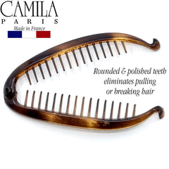 Camila Paris CP5 clip banano para peinados, práctico y cómodo.