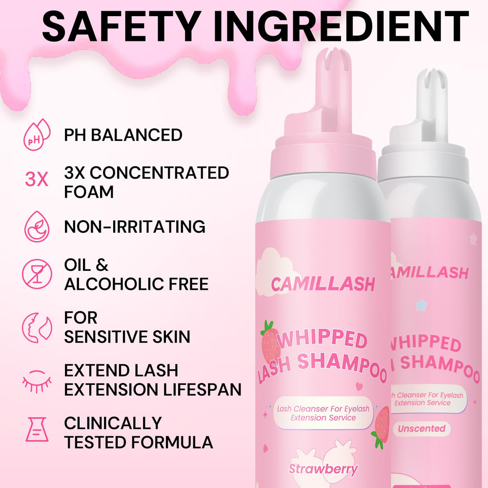CL CAMILLASH espuma densa, dispensador para una limpieza precisa de pestañas