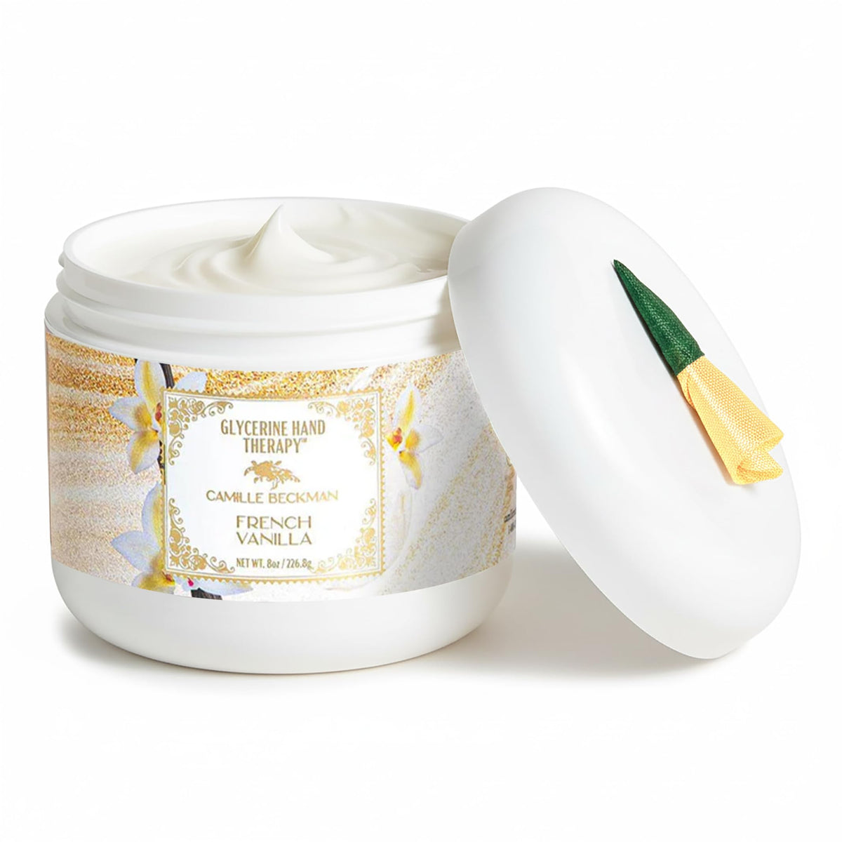 Camille Beckman crema manos glicerina vainilla francesa para hidratación suave.