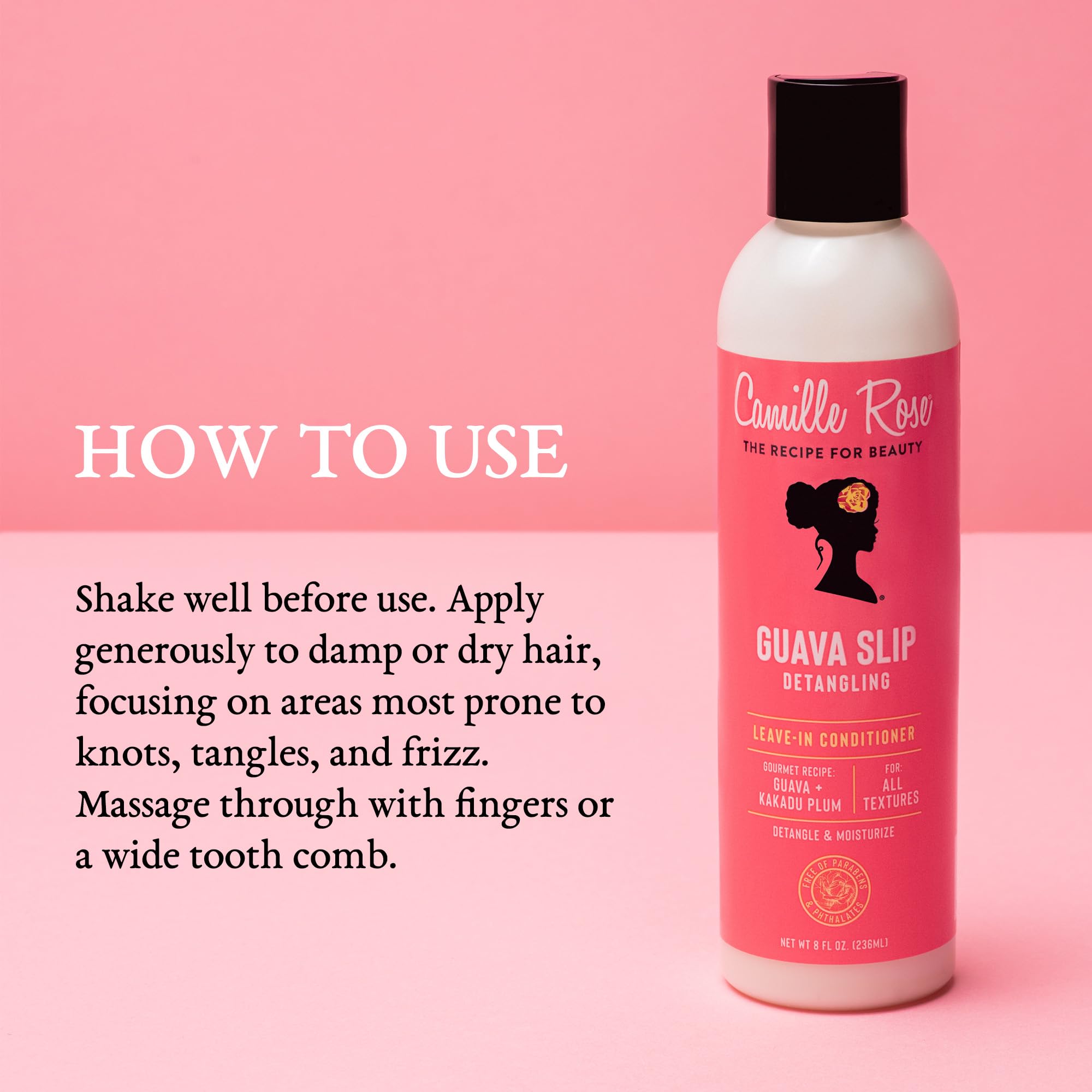Camille Rose Guava Slip Ingredientes naturales para cabello saludable