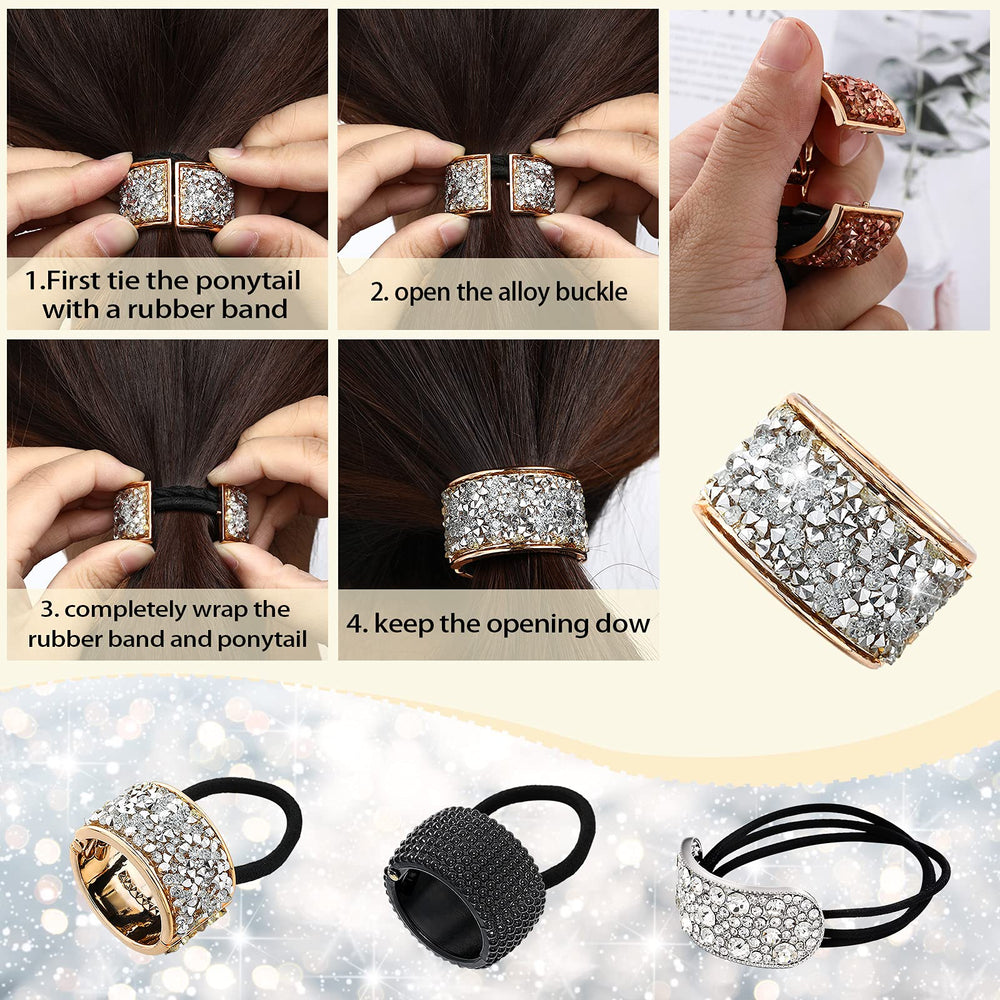 Canlierr coletero cristal negro brillo sutil para evento
