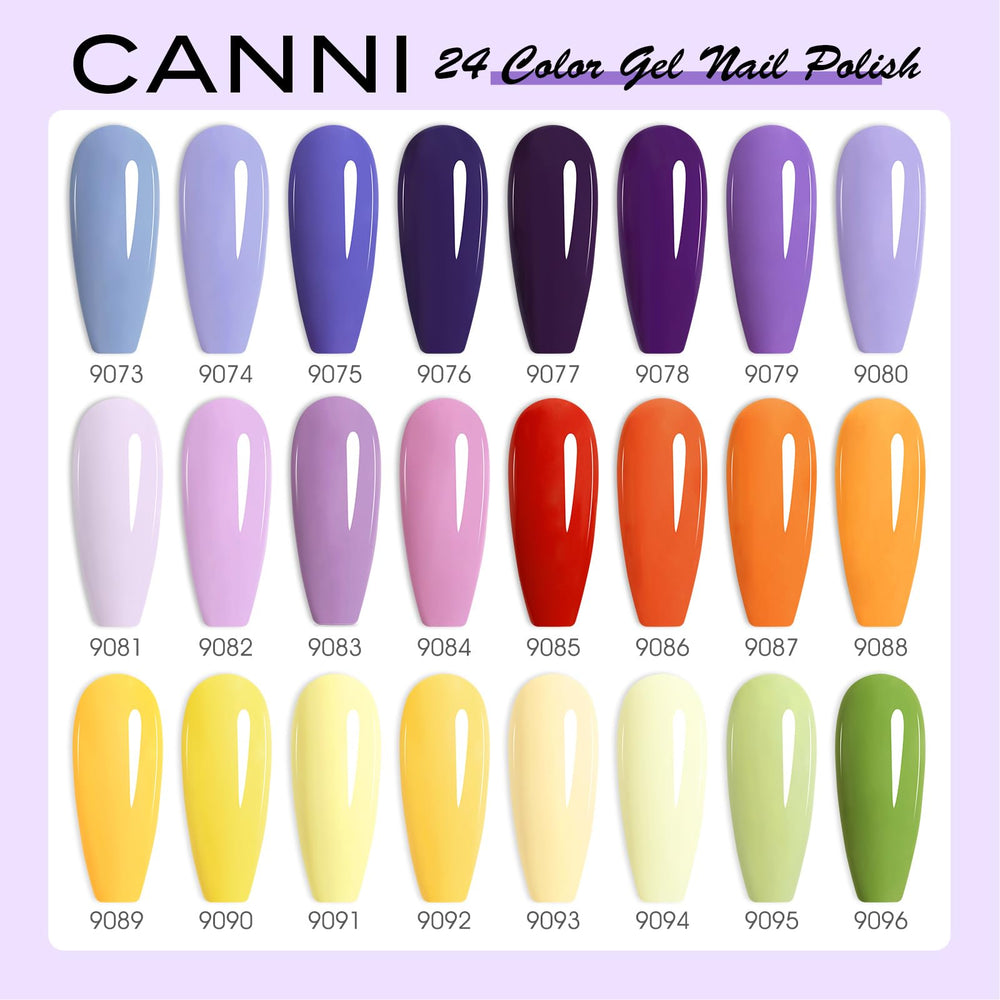CANNI botellas de color con etiqueta cristal 3D para ver tono real.