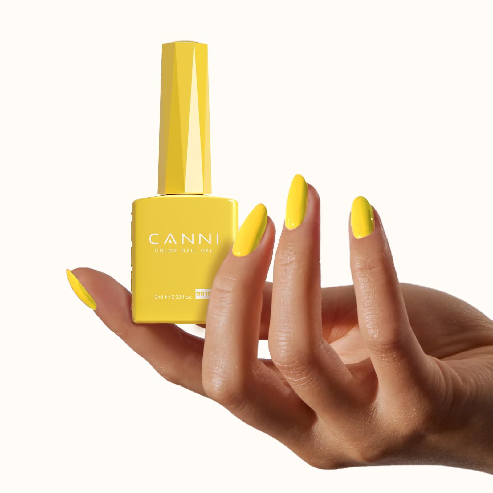 Esmalte gel CANNI para uso DIY en casa con acabado profesional.
