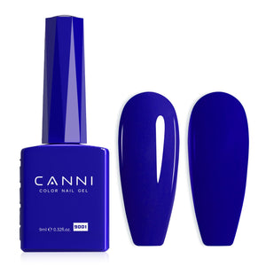 CANNI esmalte gel azul marino, botella visible para ver color preciso.