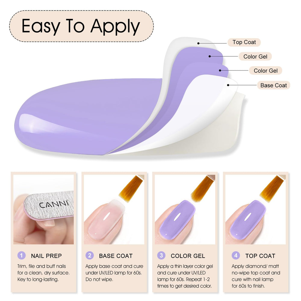 CANNI Esmalte gel para crear estilos diarios.
