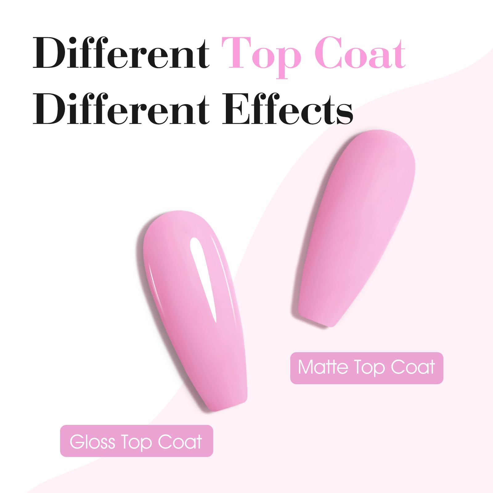CANNI gel rosa, curado con lámpara UV/LED en 90-120 segundos.
