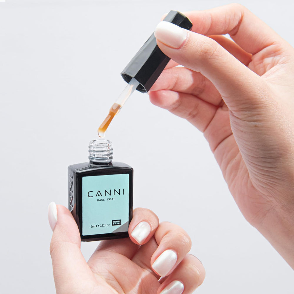 CANNI Gel Base Coat curado con UV/LED para fijación rápida