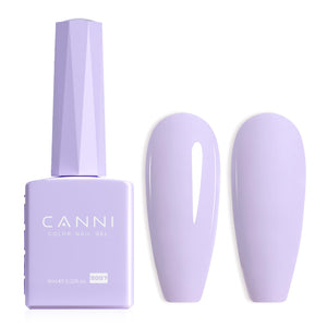 Gel CANNI púrpura lila en botella, color exacto para manicura en casa