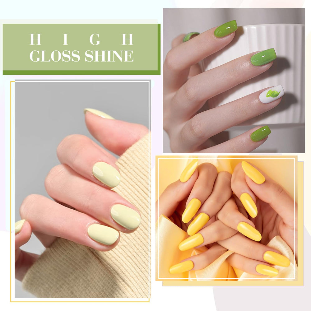 Uñas gel CANNI con brillo profesional en casa.