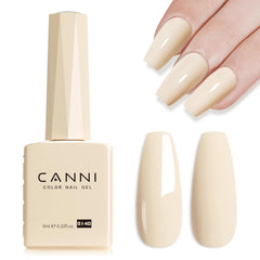 CANNI Esmalte de Gel en tono neutro con bote elegante y acabado brillante