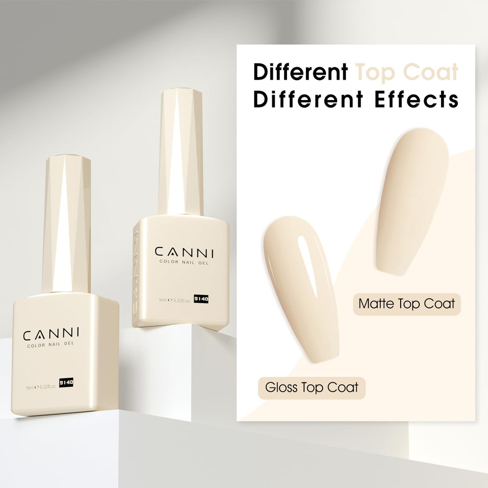 CANNI Esmalte de Gel en tono neutro duradero para uso diario