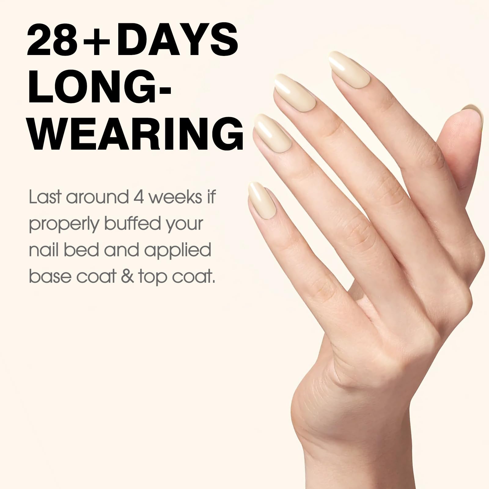 CANNI Esmalte de Gel en tono neutro ideal para manicura en casa