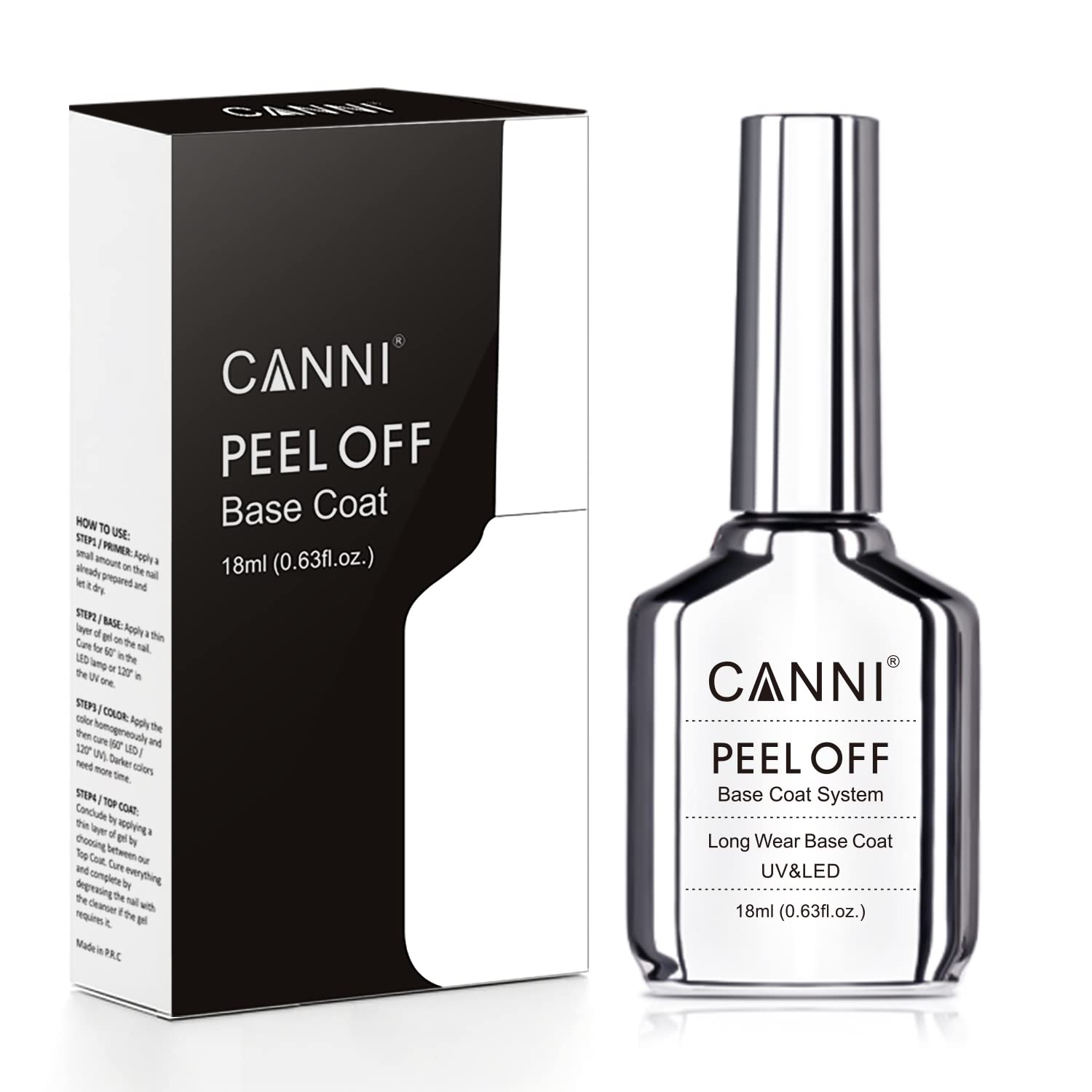 Top coat gel CANNI aplicación fácil para manicura profesional