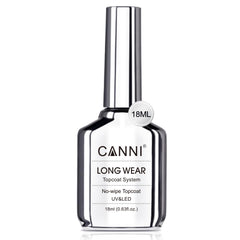 Top coat gel CANNI con brillo alto para uñas, acabado cristalino