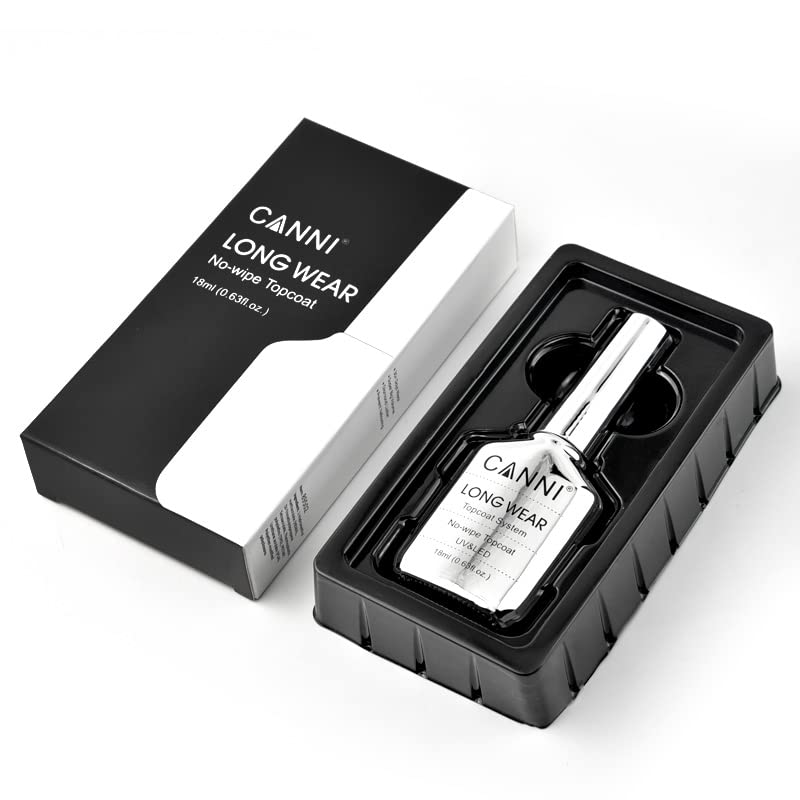 Top coat gel CANNI cura con lámpara LED o UV