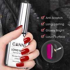 Top coat gel CANNI resistencia a rayones para manicura duradera