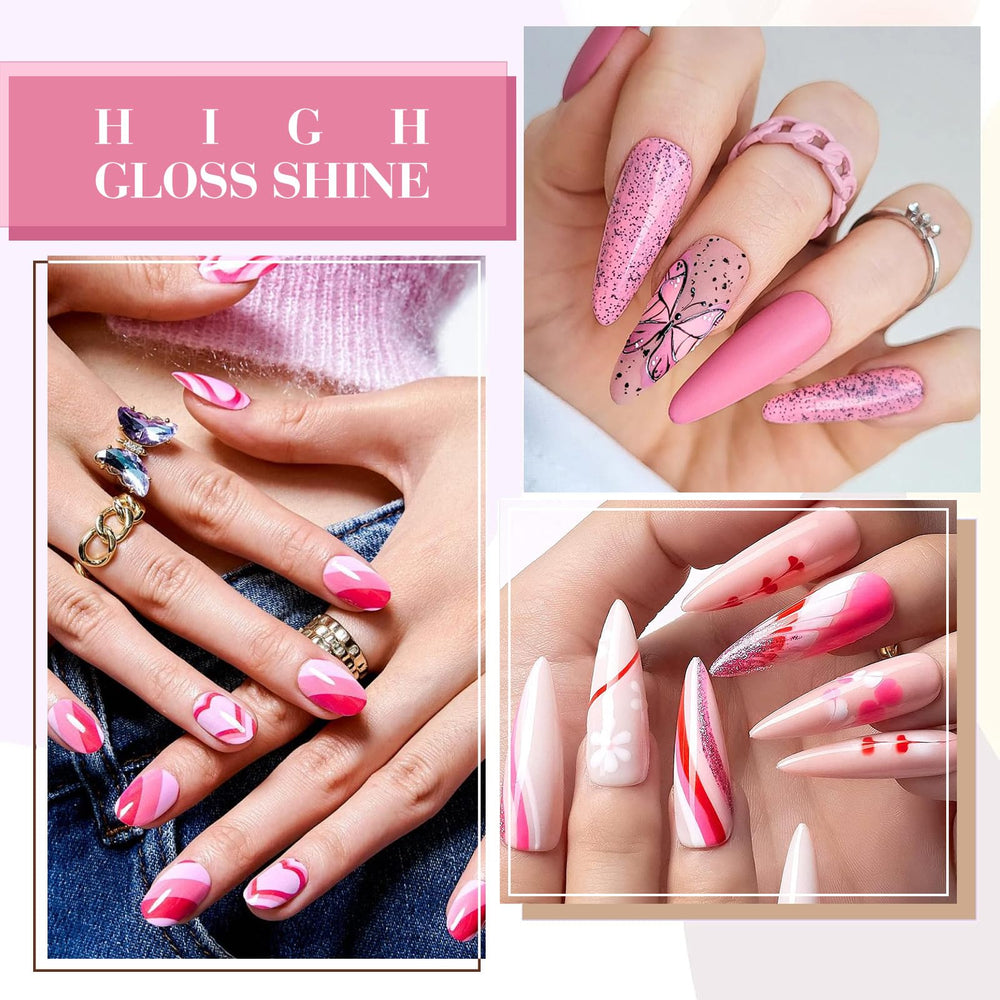 Uñas con esmalte gel rosa de CANNI, acabado profesional en casa.