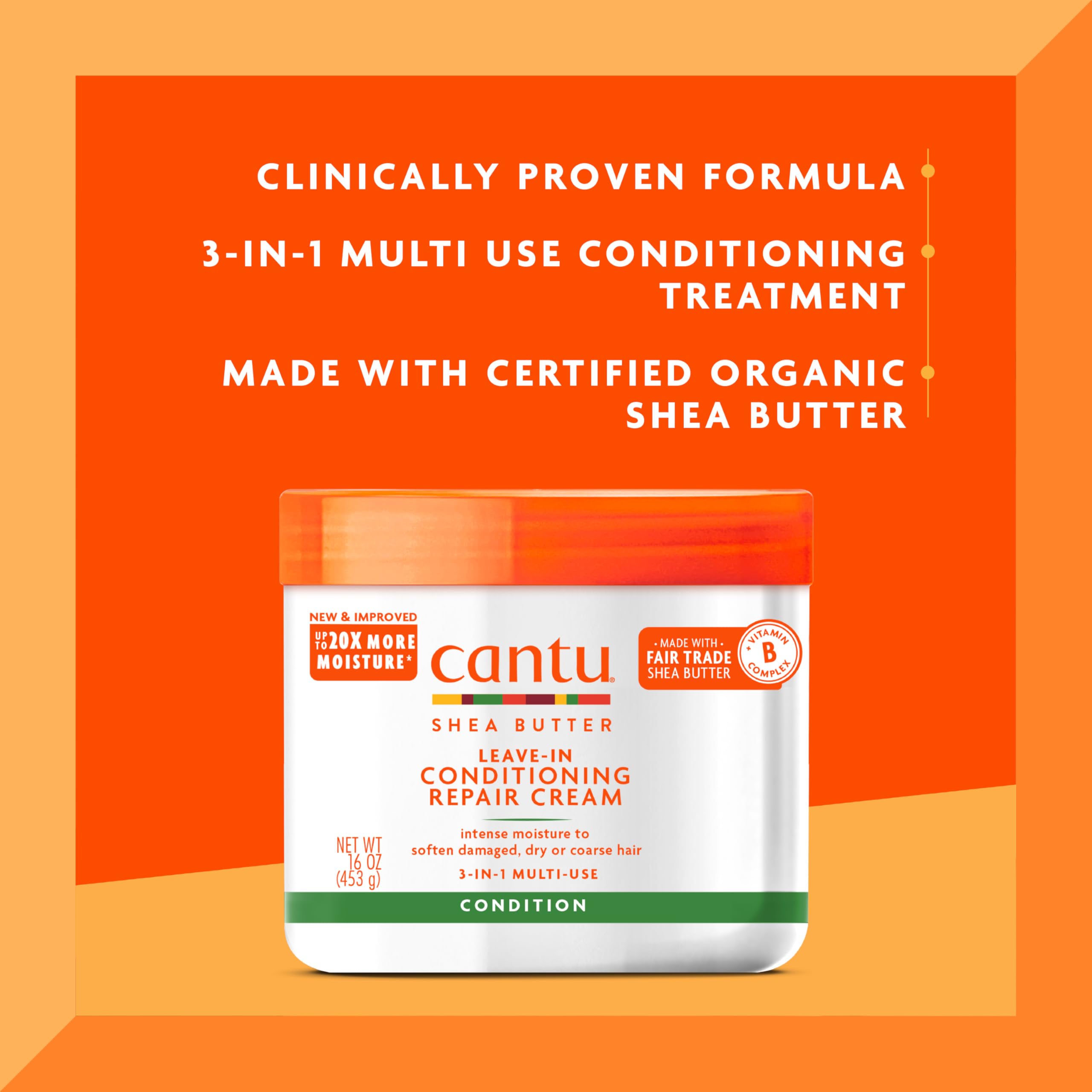 Cantu cabello recibe hidratación intensa para mayor suavidad y manejabilidad