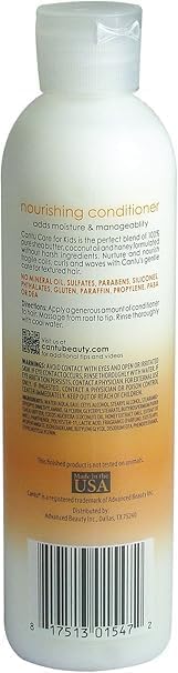 Cantu Care for Kids Nourishing Conditioner textura cremosa facilita desenredar el cabello