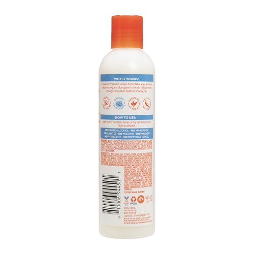 Cantu crema sin peso en rizos, definición suave y control de frizz.