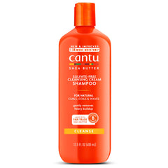 Cantu champú sin sulfatos en botella, limpieza suave para el cabello