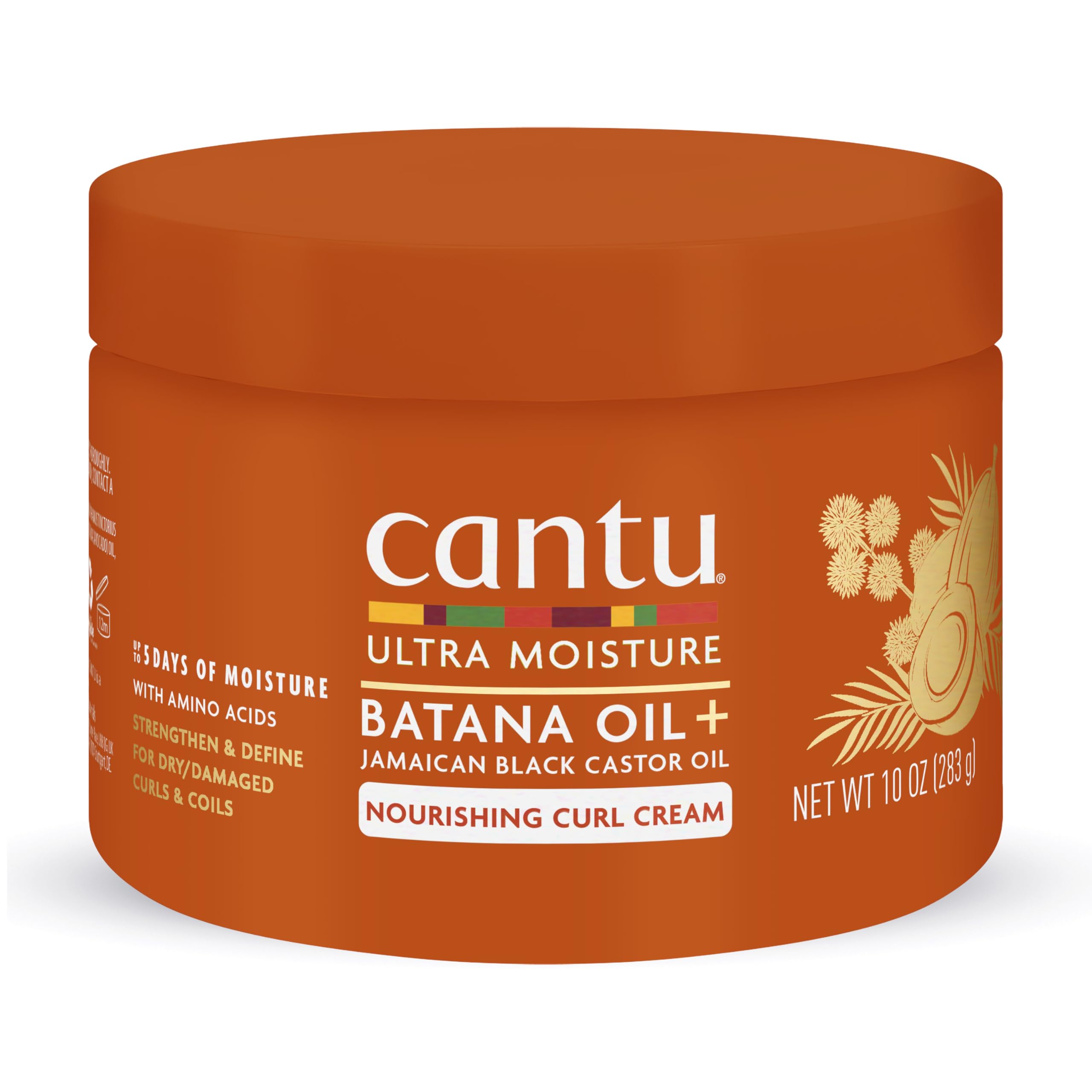 Cantu Ultra Moisture: envase de crema para rizos con definición
