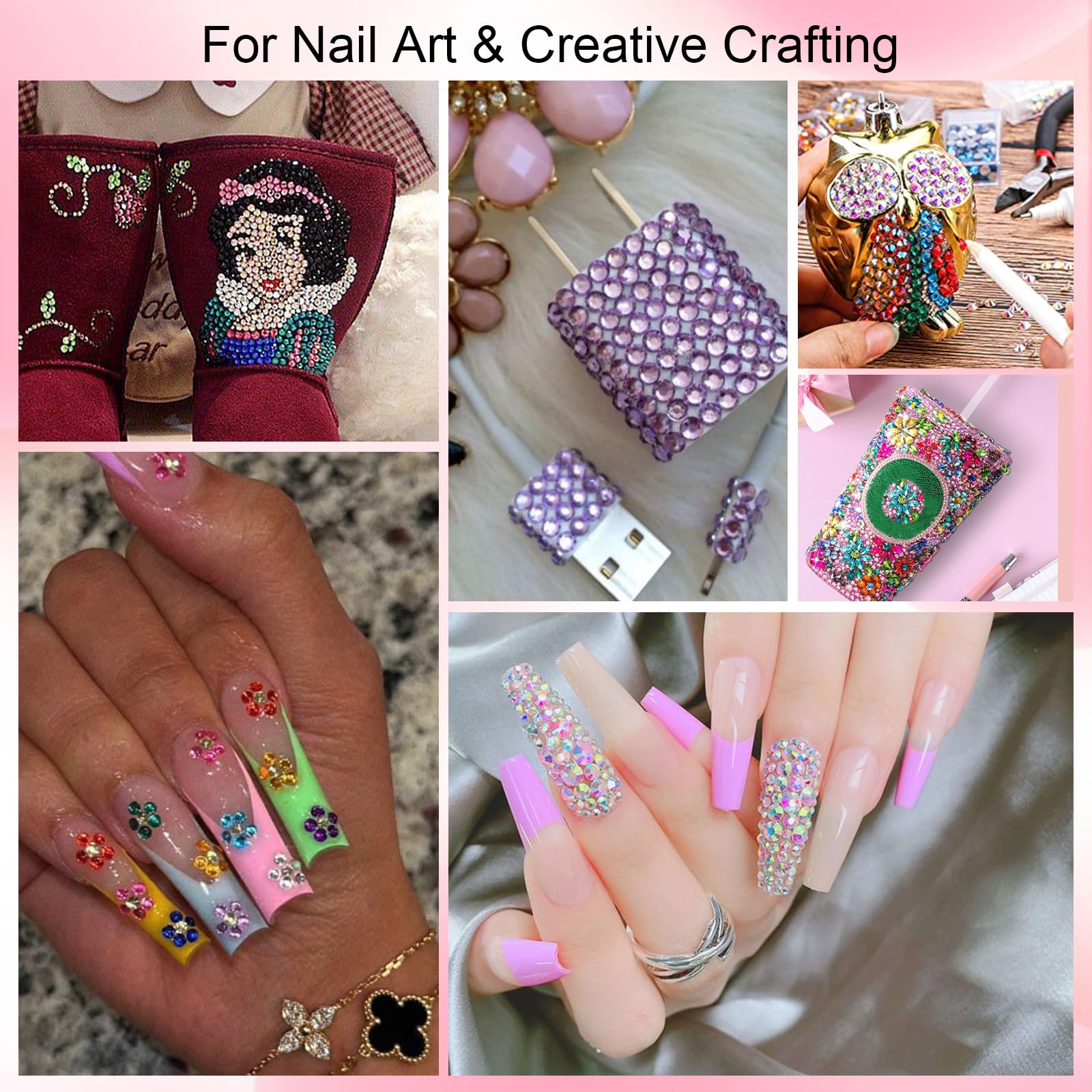 Canvalite conjunto decorativo para arte de uñas y maquillaje en casa