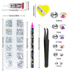 CANVALITE rhinestones claros para uñas y decoraciones variadas.