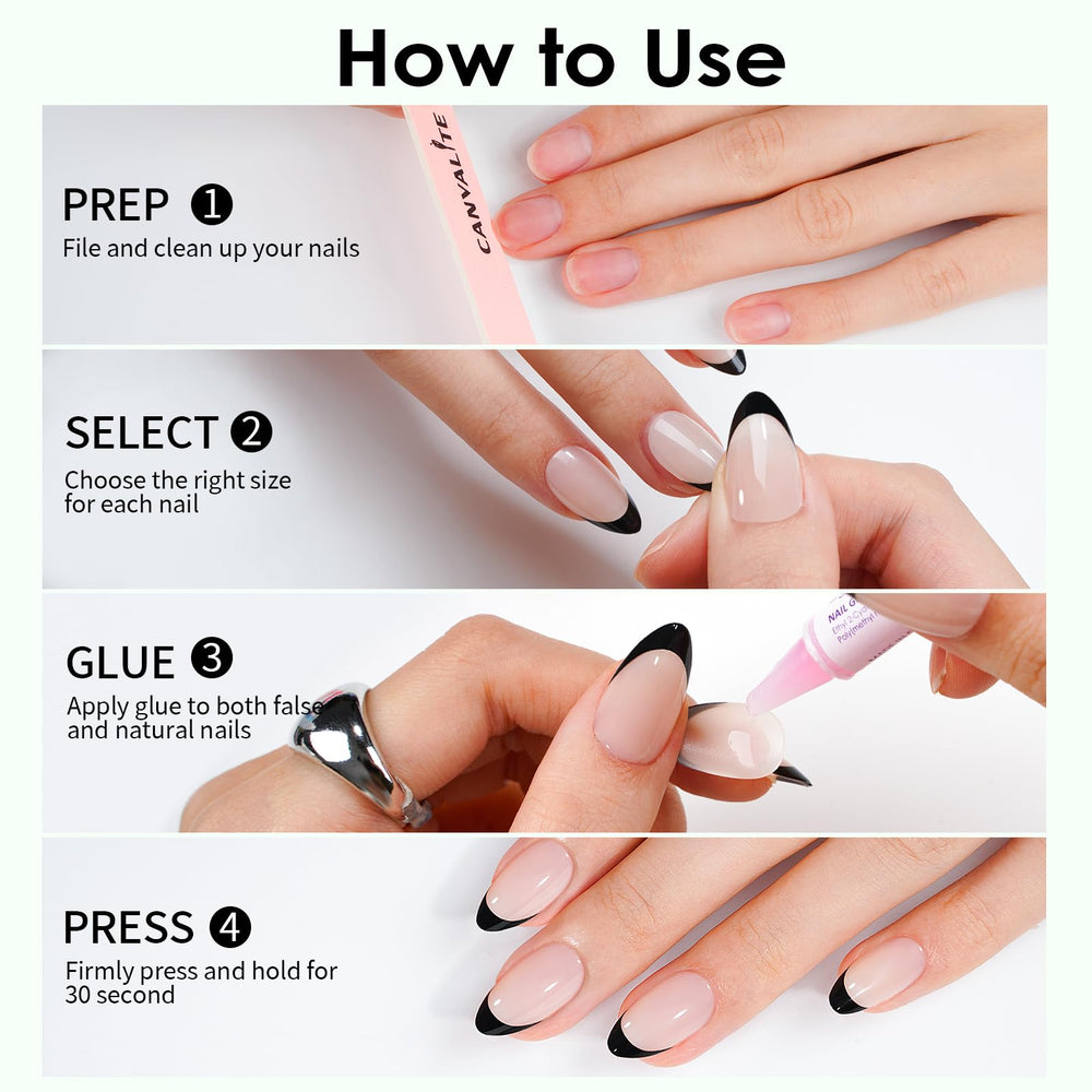 Canvalite uñas adhesivas aptas para bodas y fiestas
