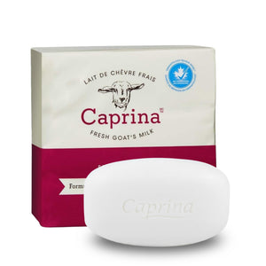 Caprina Jabon Leche Cabra Original, barra con espuma cremosa para uso diario