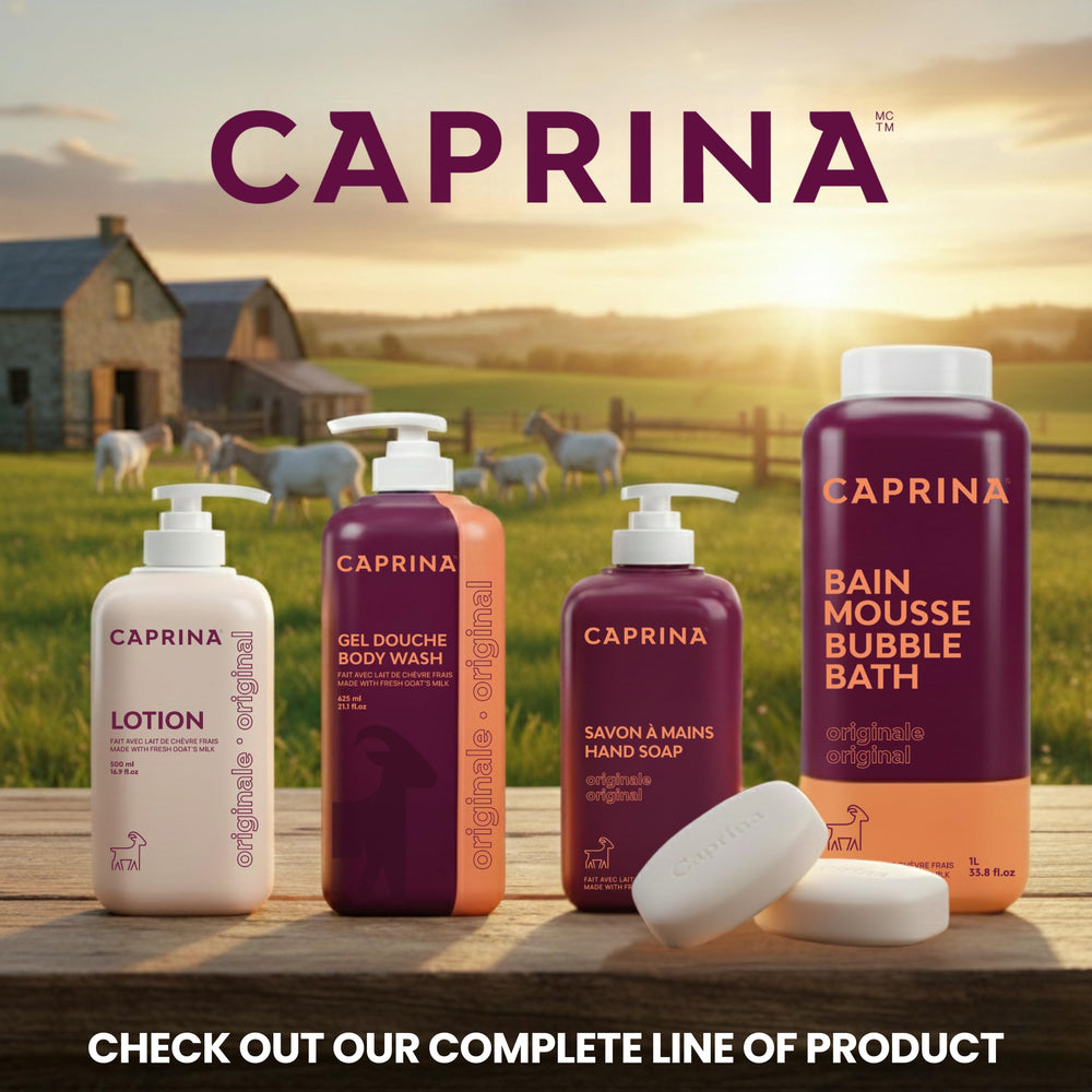 Caprina jabón para piel sensible, perfecto para rutinas suaves.