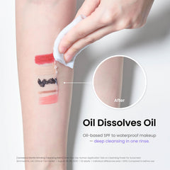 caraseoul bálsamo limpiador-maquillaje-resistente desintegra mascara y SPF sin esfuerzo