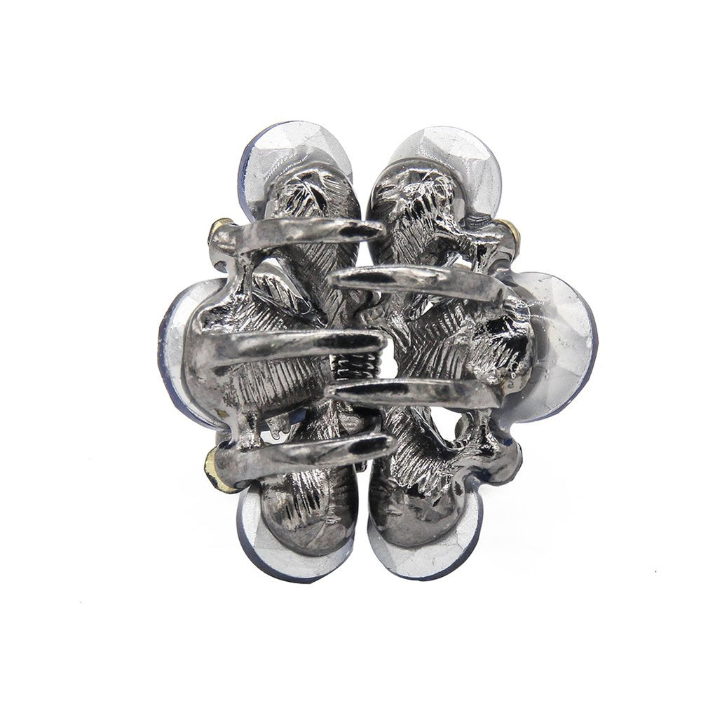 Carede pinza mariposa cristal multicolor para looks vivos