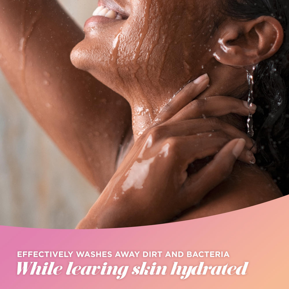 Caress Daily Silk, nota de musk para piel sedosa después de la ducha.