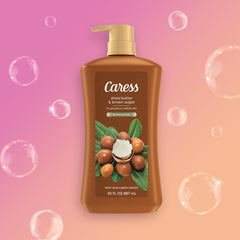 Caress gel de ducha con manteca de karité, aroma cremoso.