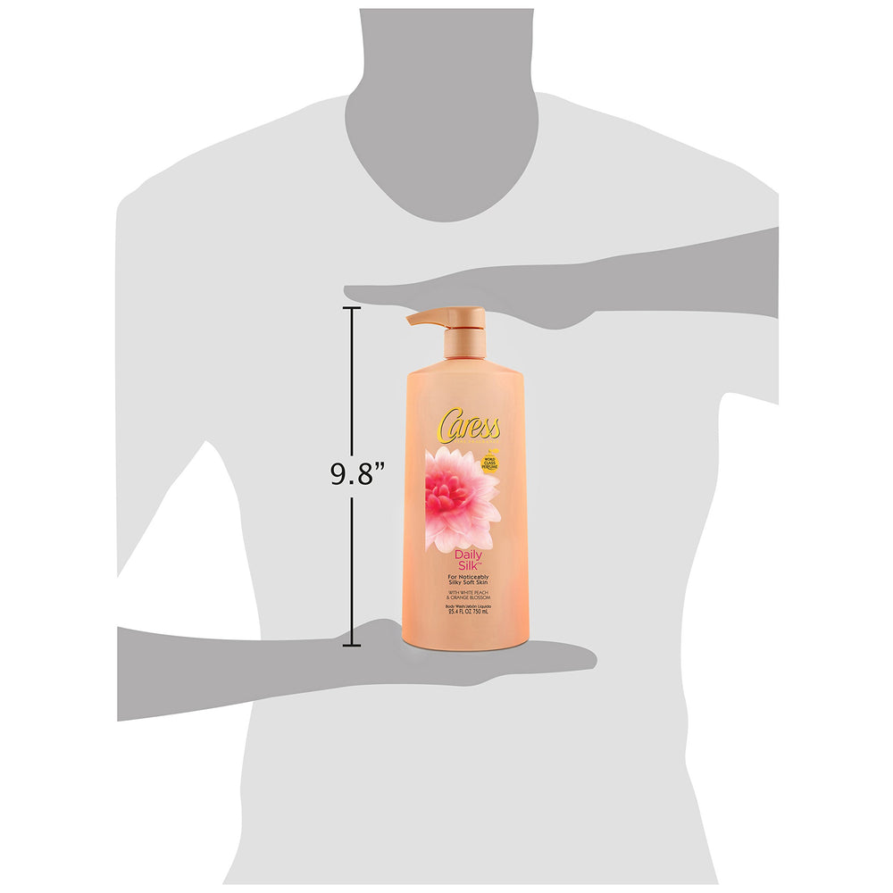Caress gel ducha seda diaria notas florales, sensación sedosa para la piel