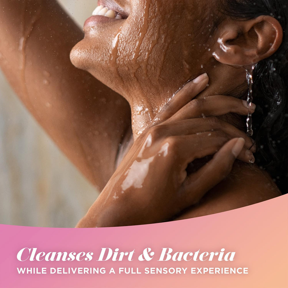 Caress Travel Body Wash para piel sensible con cuidado delicado.