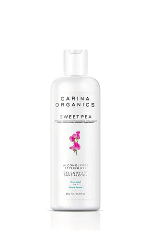 Carina Organics Gel Peinado Dulce Guisante sin Alcohol para volumen y definición