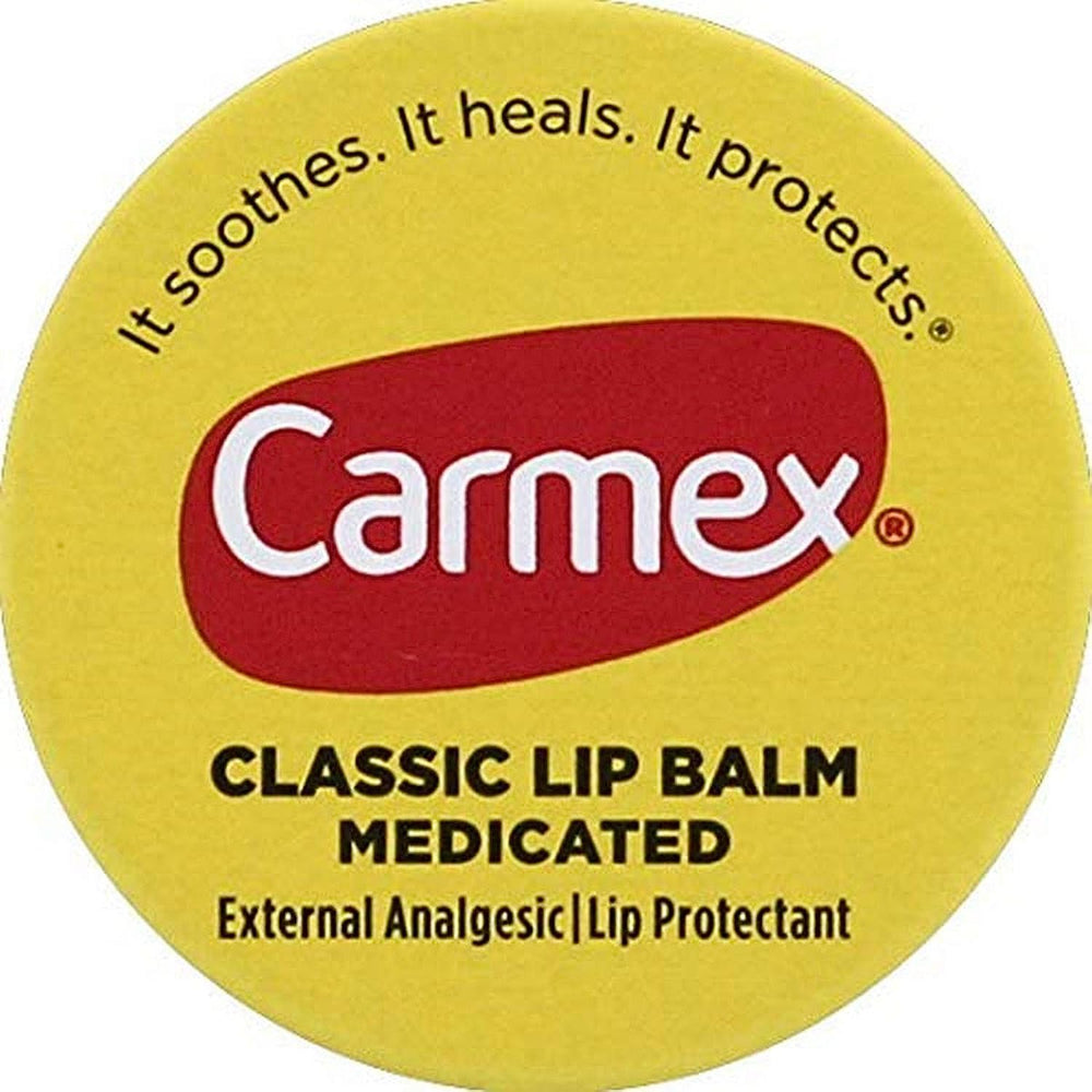 Bálsamo Carmex en tarro de 0.25 oz, listo para uso diario