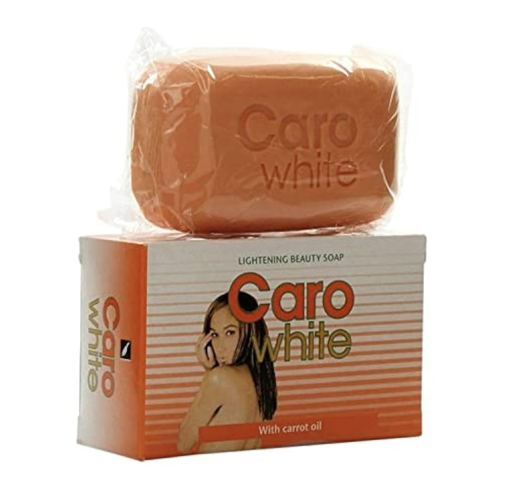 Caro White Jabón Barra 200 g, primer plano, limpieza suave para la piel.
