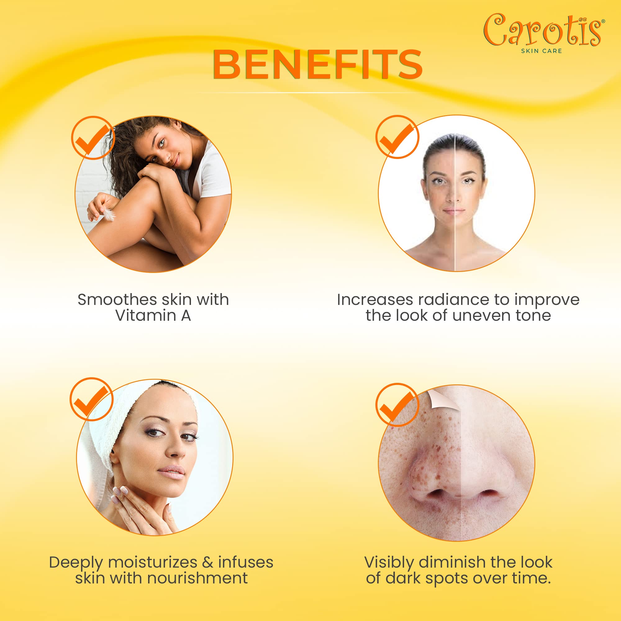 CAROTÏS arbutina complejo para desvanecer manchas en codos y rodillas.