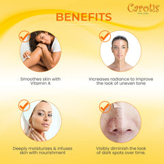 CAROTÏS arbutina complejo para desvanecer manchas en codos y rodillas.